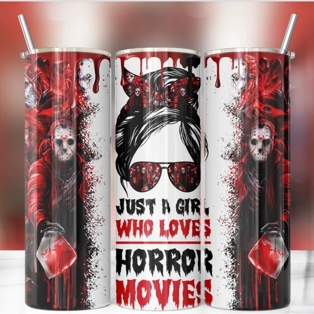 20 oz Tumbler Horror Movie